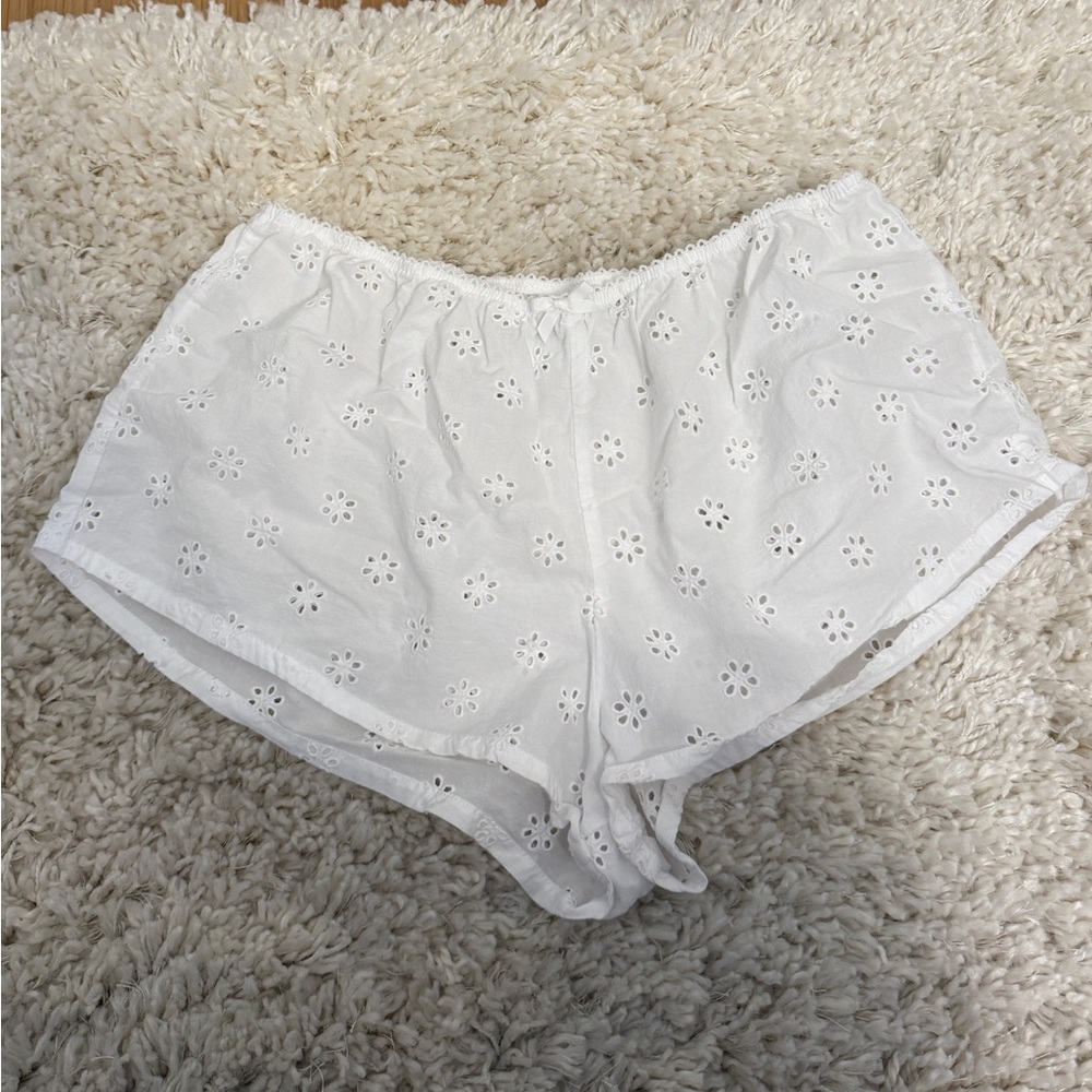 Wild Fable White Eyelet Shorts